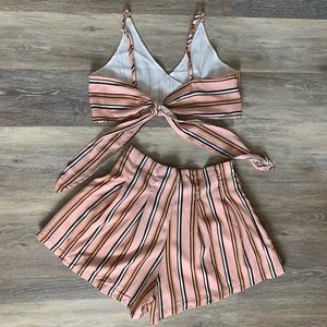 Two piece pink set